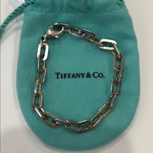 Tiffany & Co. Silver Link Charm Bracelet